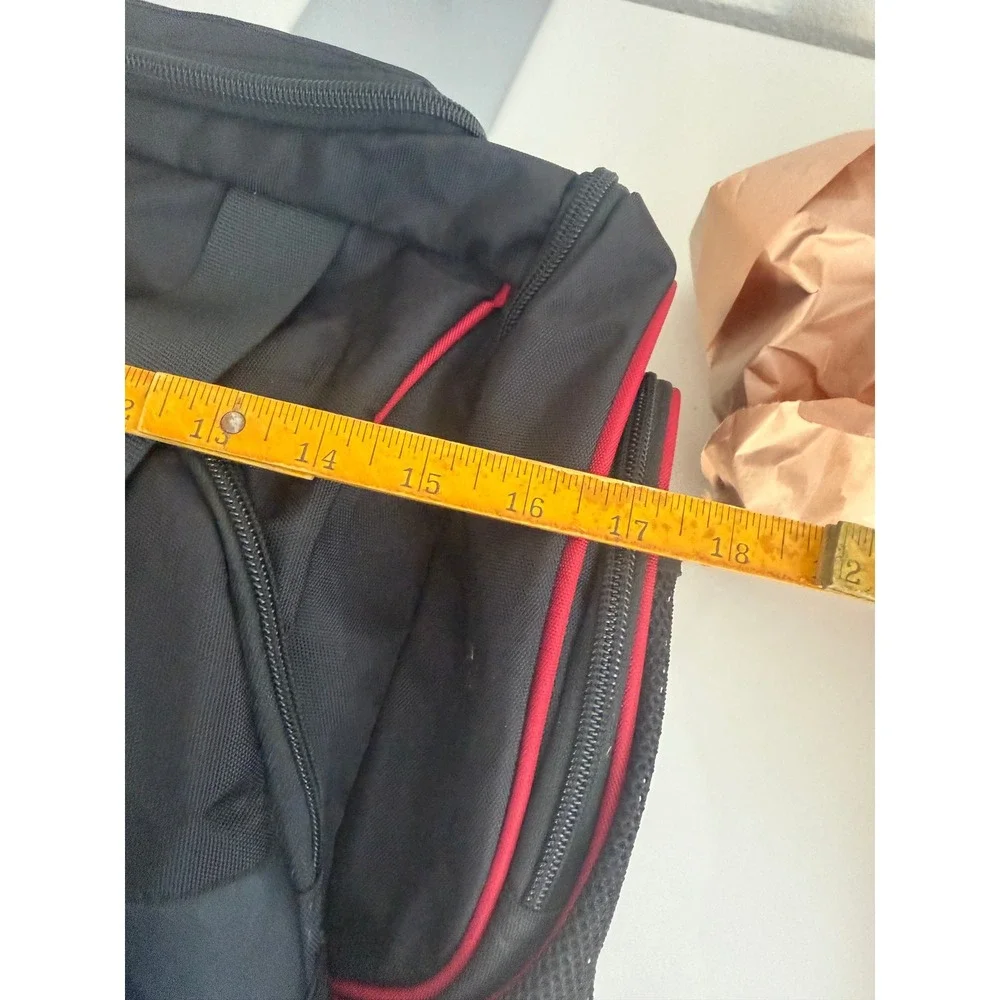 Swisswin Black Red Duffel Bag Travel Gym Overnight Weekend Carry On Luggage